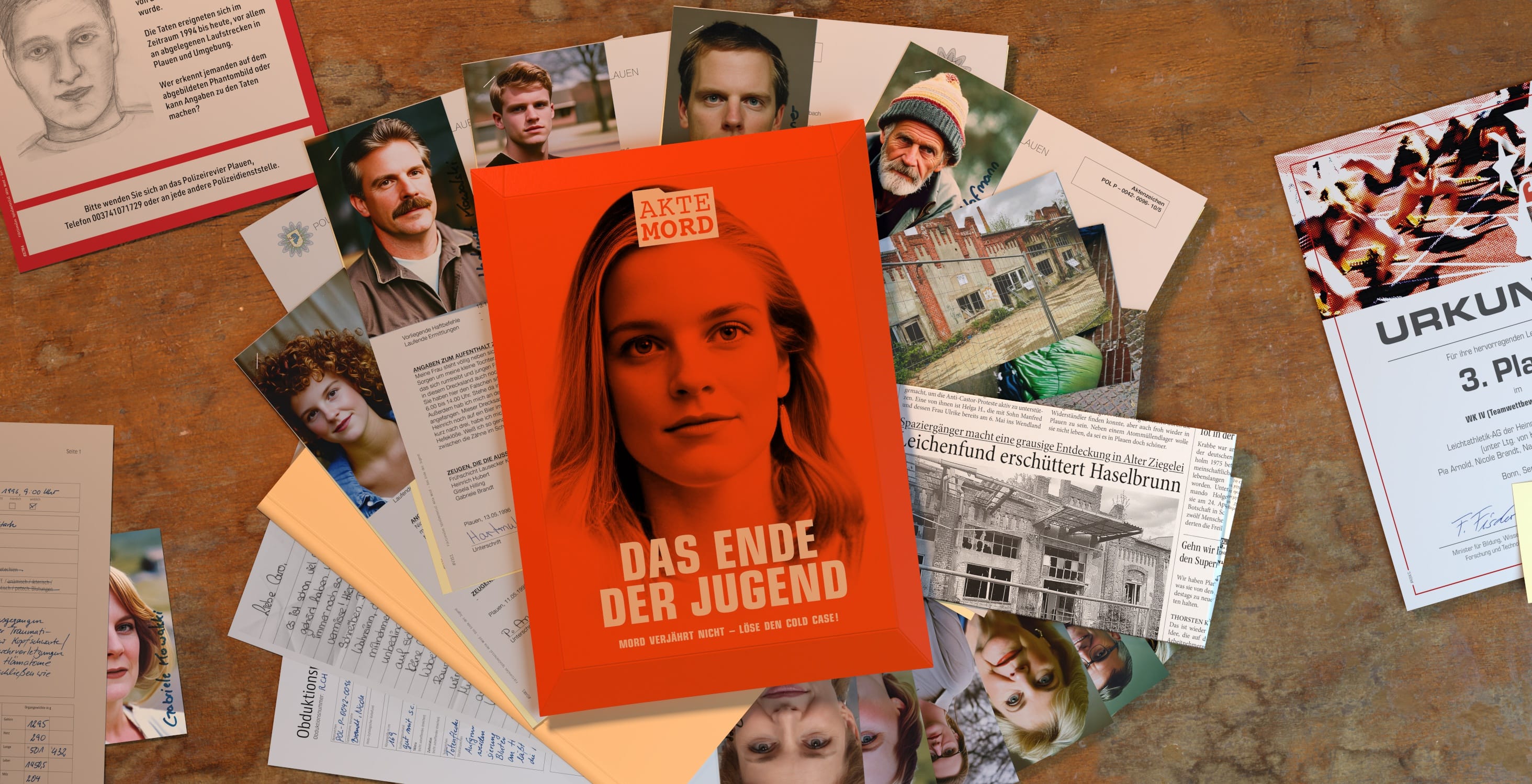 Das Ende der Jugend Akte Mord® Cold Cases für Zuhause